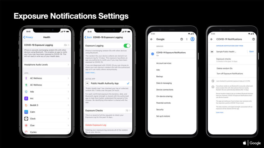 AppleとGoogle共同開発APIの詳細を公開。新型コロナウイルス対策